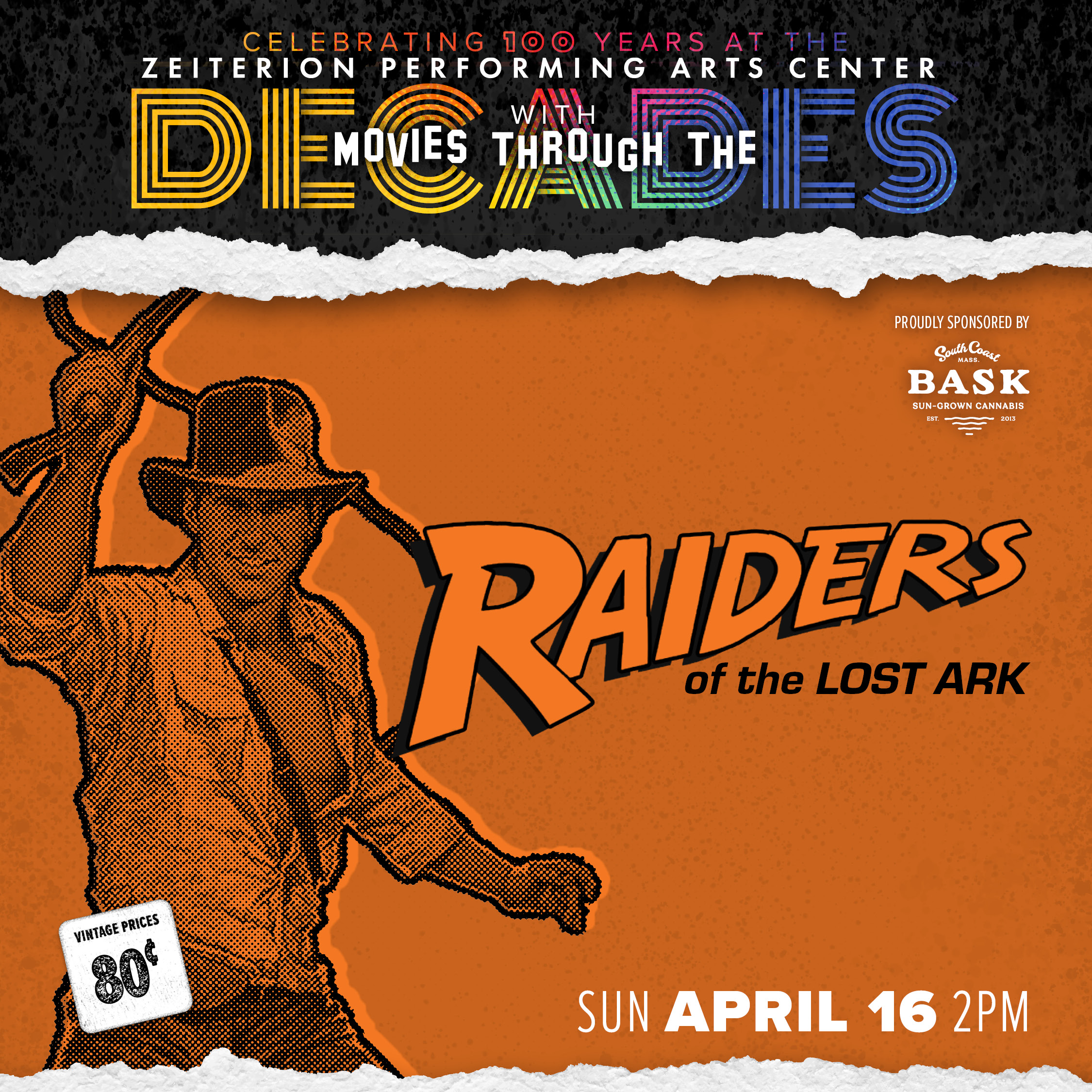 Movies Through The Decades Raiders Of The Lost Ark Destination New Bedford 1779