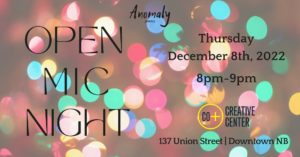 Anomaly Poetry Open Mic Night @ Co-Creative Center